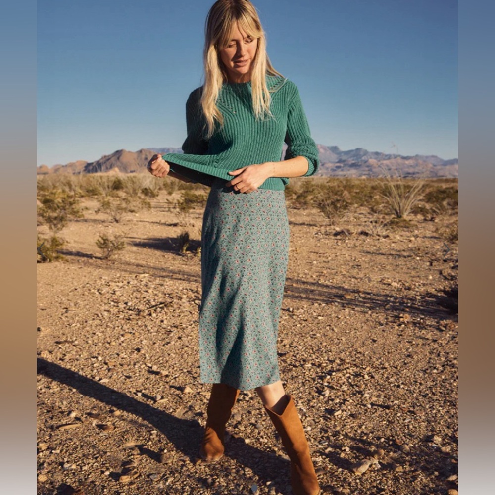 Marine Layer Ryan Slip Midi Skirt